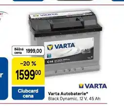 Tesco Varta autobaterie 45 ah nabídka