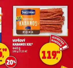 Penny Market Vepřový kabanos nabídka