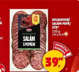 Penny Market Delikatesní salám pepř nabídka