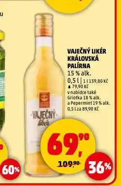 Penny Market Vaječný likér nabídka