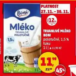 Penny Market Trvanlivé mléko nabídka