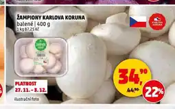 Penny Market Žampiony nabídka