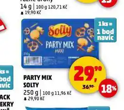 Penny Market Party mix solty nabídka