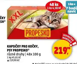 Penny Market Propesko kapsičky pro kočky nabídka