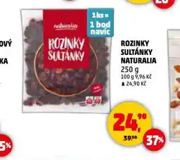 Penny Market Rozinky sultánky naturalia nabídka
