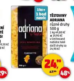 Penny Market Těstoviny adriana nabídka