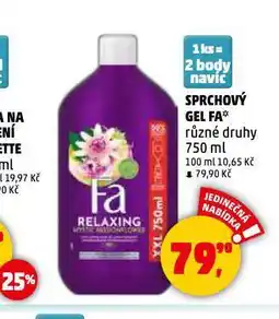 Penny Market Fa sprchový gel nabídka