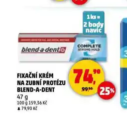 Penny Market Blend a dent fixační krém na zubní protézu nabídka