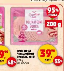 Penny Market Delikatesní šunka nabídka