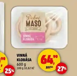 Penny Market Vinná klobása nabídka