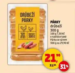 Penny Market Párky nabídka