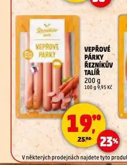 Penny Market Vepřové párky nabídka