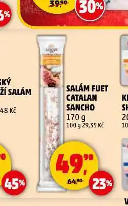 Penny Market Salám fuet catalan sancho nabídka