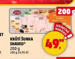 Penny Market Krůtí šunka shaved nabídka
