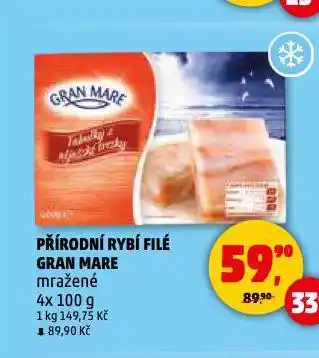 Penny Market Přírodní rybí filé gran mare nabídka