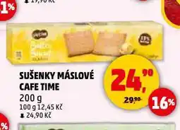 Penny Market Sušenky máslové cafe time nabídka