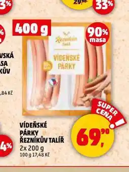 Penny Market Vídeňské párky nabídka