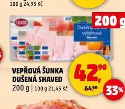 Penny Market Vepřová šunka dušená shaved nabídka