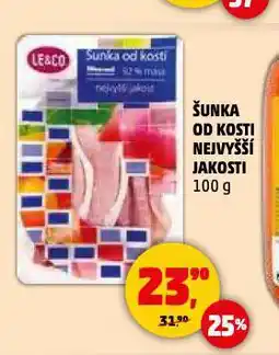 Penny Market Šunka od kosti nabídka