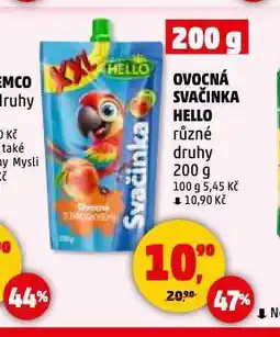 Penny Market Hello ovocná svačinka nabídka