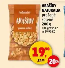 Penny Market Arašídy naturalia nabídka