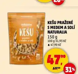 Penny Market Kešu pražené s medem a solí nabídka