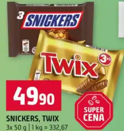 Terno Snickers, twix nabídka