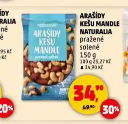 Penny Market Arašídy, kešu a mandle nabídka