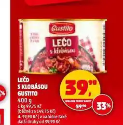 Penny Market Lečo s klobásou gustito nabídka