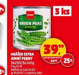 Penny Market Hrášek extra jemný nabídka