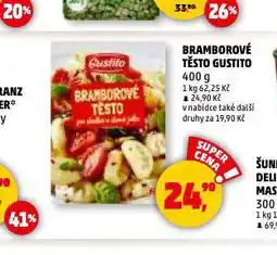 Penny Market Bramborové těsto gustito nabídka
