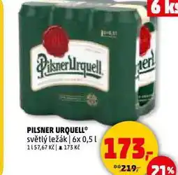 Penny Market Pivo pilsner urquell nabídka