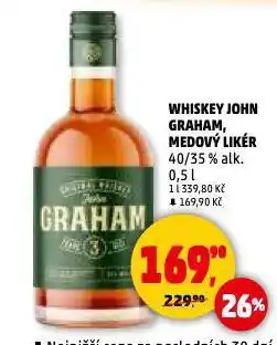 Penny Market John graham medový likér nabídka