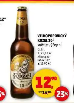 Penny Market Pivo velkopopovický kozel nabídka