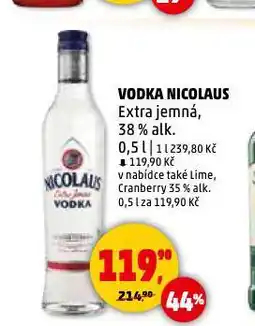 Penny Market Vodka nicolaus nabídka