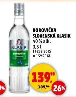Penny Market Borovička slovenská klasik nabídka