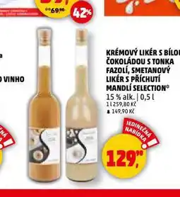 Penny Market Krémový likér s bílou čokoládou s tonka fazolí selection nabídka