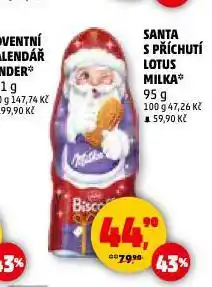 Penny Market Santa s příchutí lotus milka nabídka