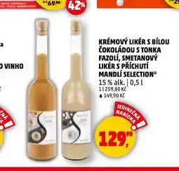 Penny Market Smetanový likér s příchutí mandlí selection nabídka