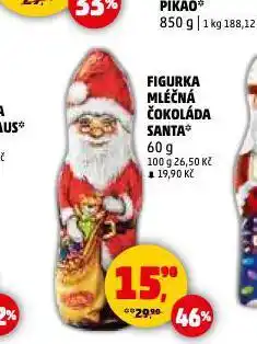 Penny Market Figurka mléčná čokoláda santa nabídka