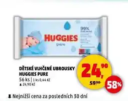 Penny Market Huggies dětské vlhčené ubrousky nabídka