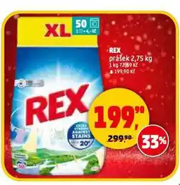 Penny Market Rex prací prášek nabídka
