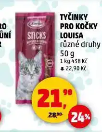 Penny Market Louisa tyčinky pro kočky nabídka