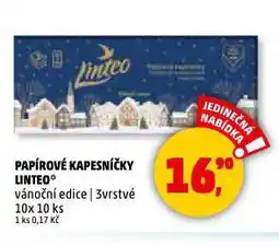 Penny Market Linteo papírové kapesníky nabídka