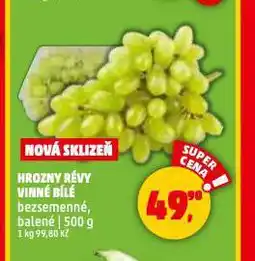 Penny Market Hrozny révy vinné bílé nabídka