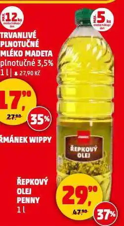 Penny Market Řepkový olej nabídka