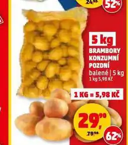 Penny Market Brambory konzumní pozdní nabídka