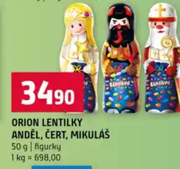 Terno Orion lentilky anděl, čert, mikuláš nabídka