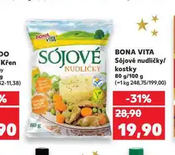 Kaufland Bona vita sójové kostky nabídka