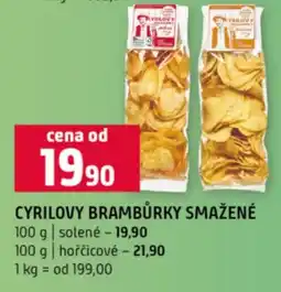 Terno Cyrilovy brambůrky smažené nabídka
